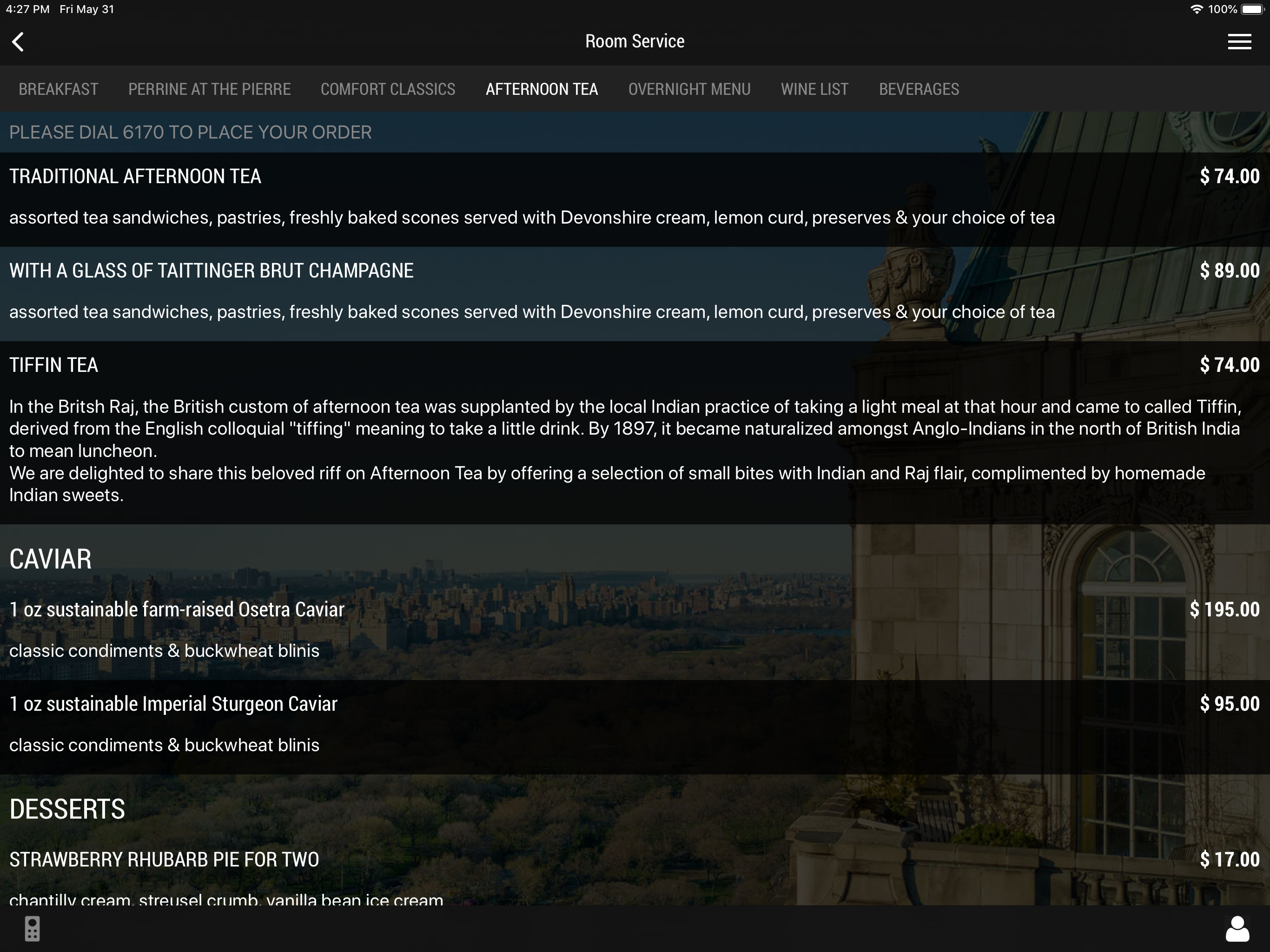 The Pierre Hotel NY Mobile App