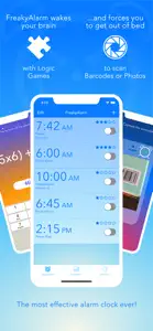 FreakyAlarm — Games & Barcodes screenshot #1 for iPhone