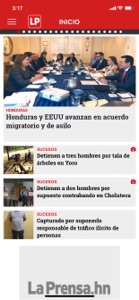 Diario La Prensa Honduras screenshot #3 for iPhone