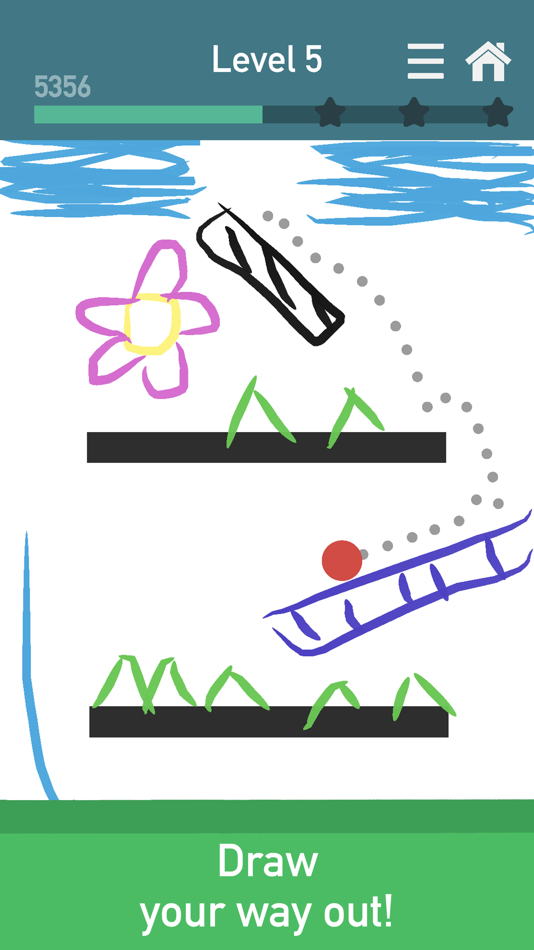 #1. Sketchball - Draw & Drop! (iOS) 由: 品村 刘