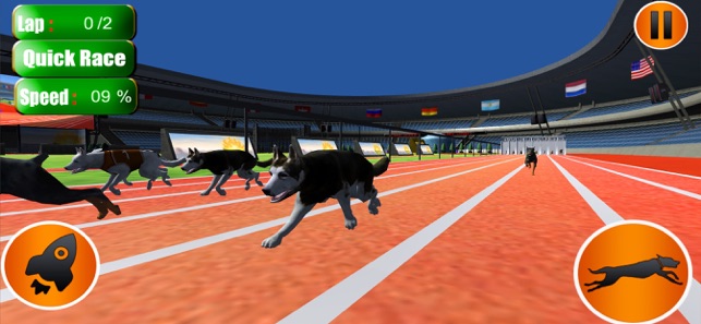 Racing Dog Simulator : Crazy Dog Racing Games