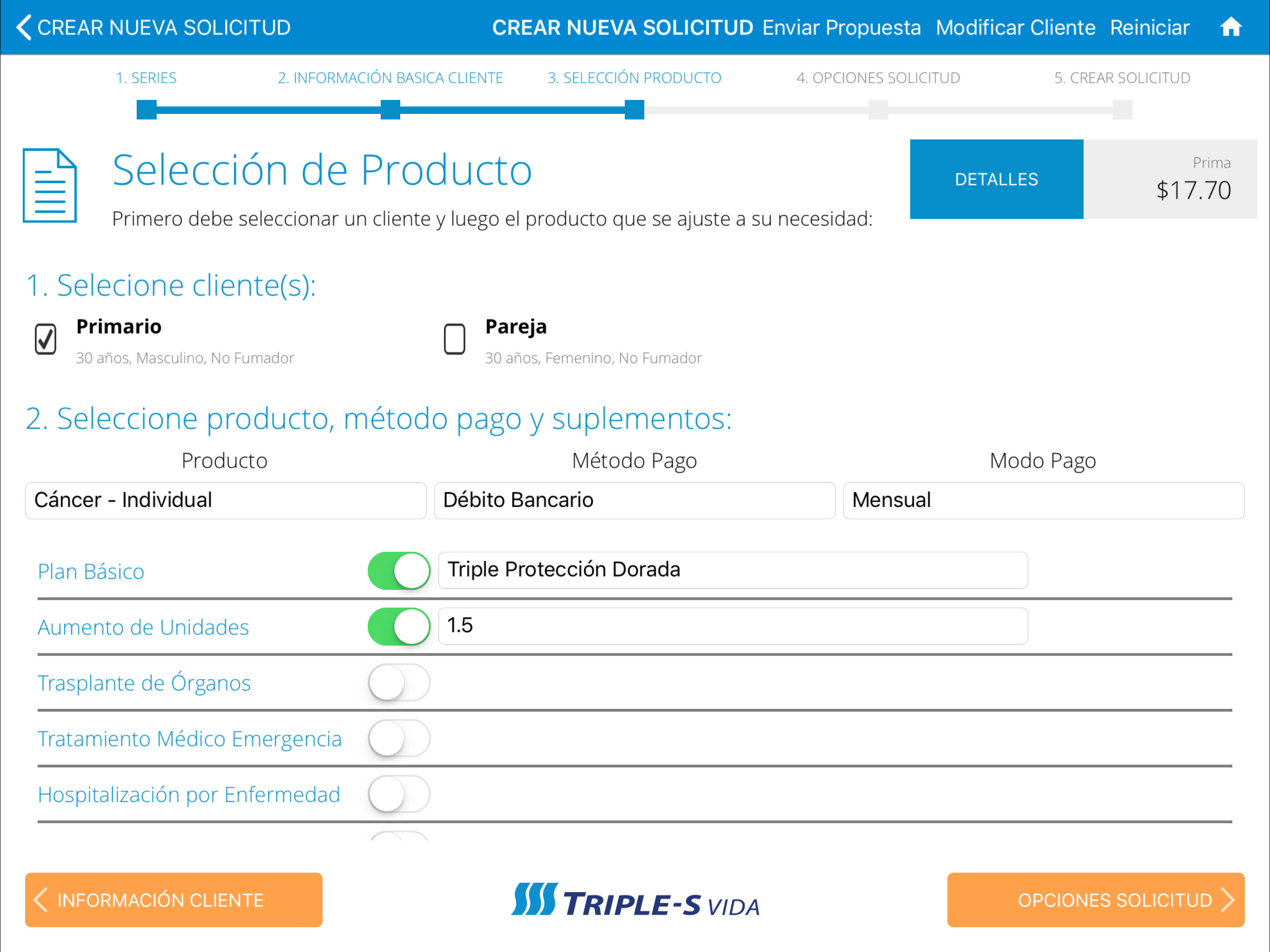 Triple-S Vida Agentes screenshot 4
