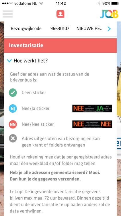 JOB (voor bezorgers) screenshot-4