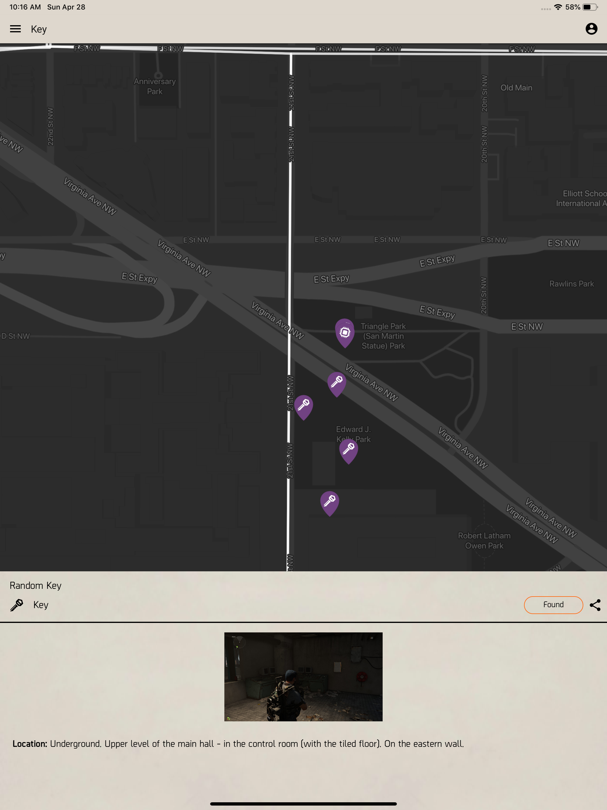 Unofficial Map for Division 2