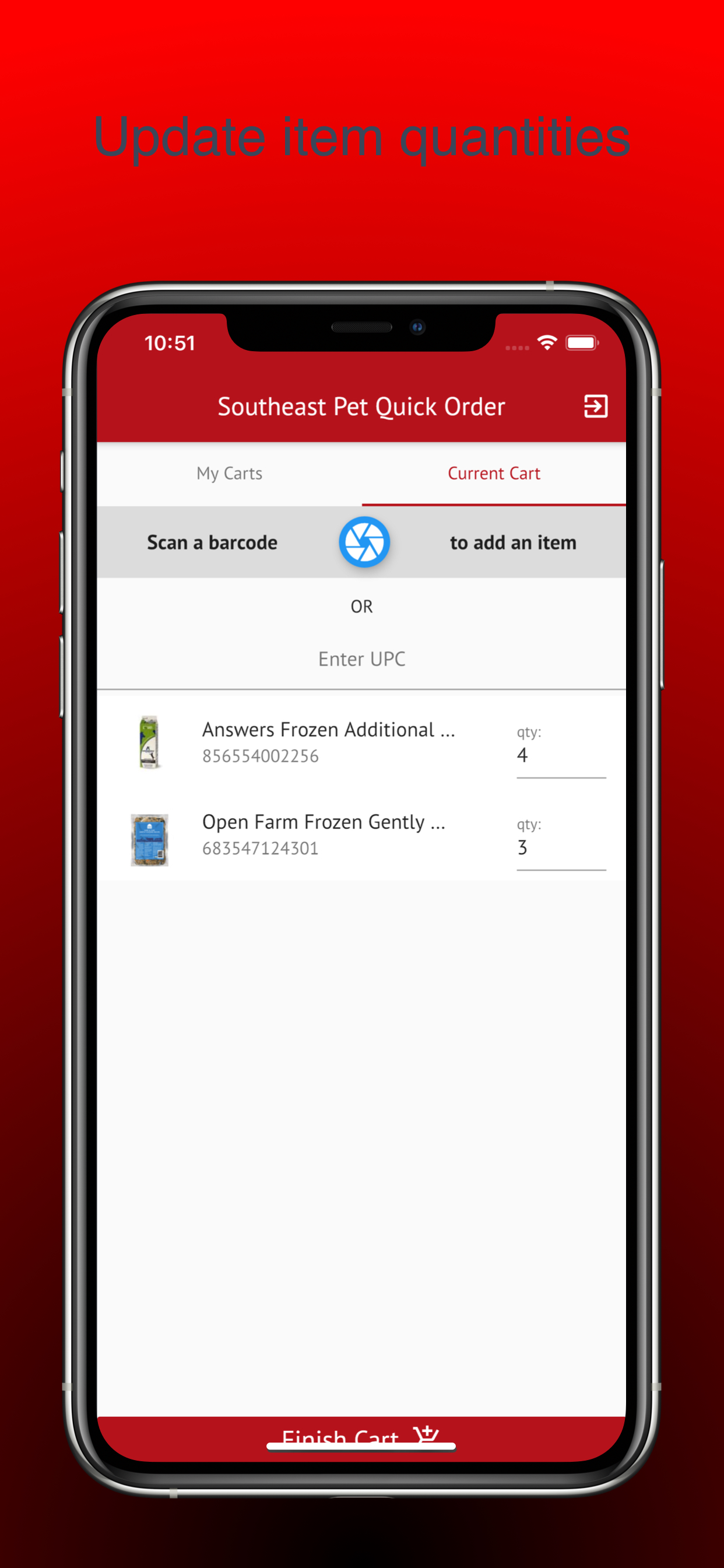 Southeast Pet Quick Order
