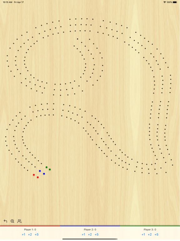 Cribbage Board 29 iPad screenshot 1 - Games app