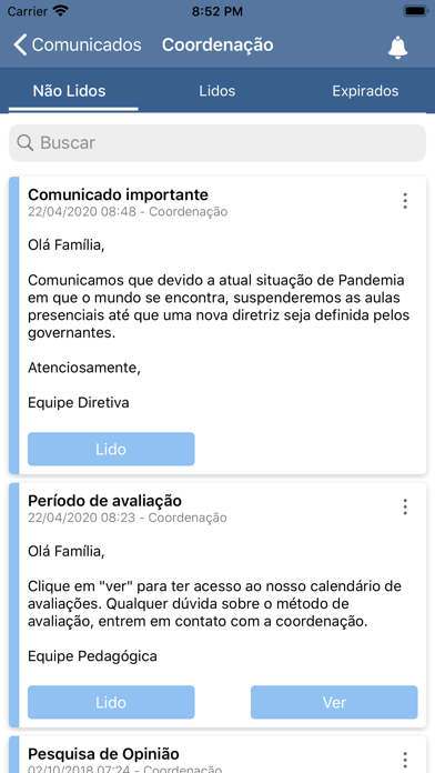 Escola Reino dos Colibris Screenshot