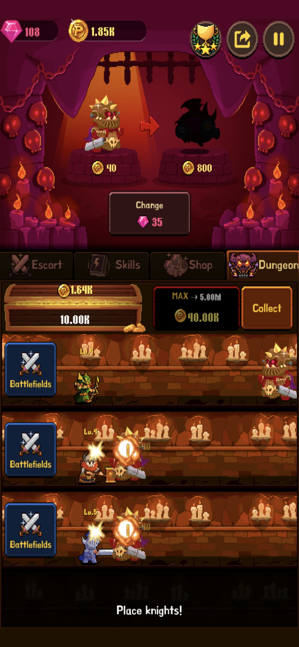 Coin Princess : Tap Retro RPG screenshot 3