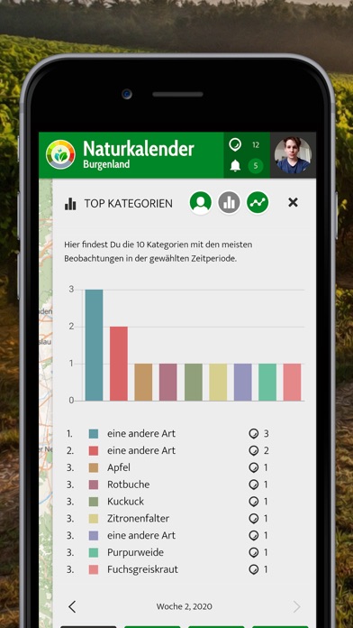 Naturkalender Burgenland Screenshot