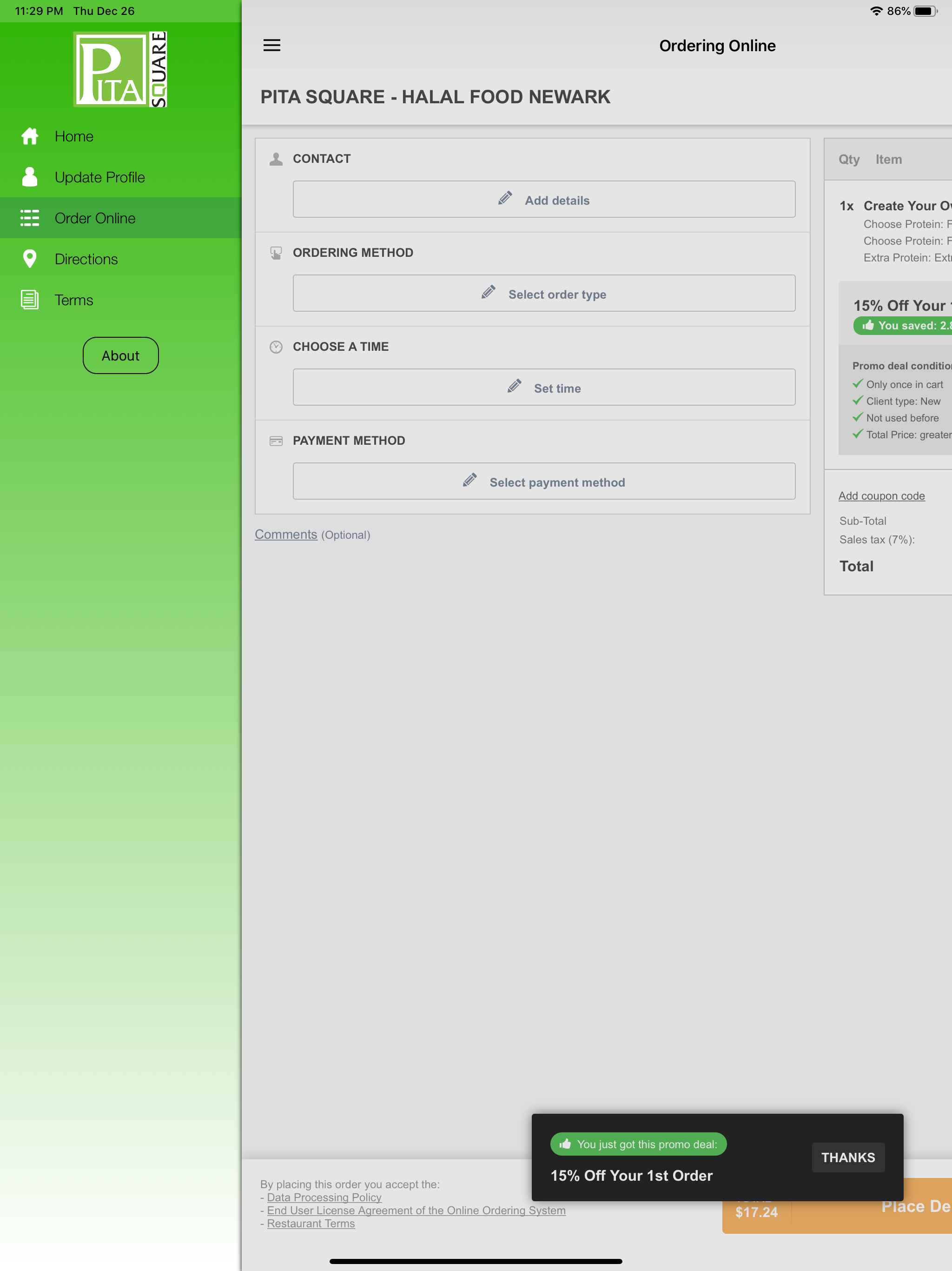Pita Square Halal Food screenshot 11