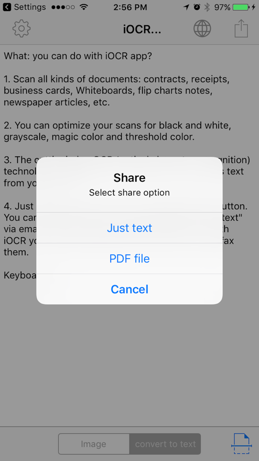 #4. image to text & pdf converter (iOS) بواسطة: Chen Hefu