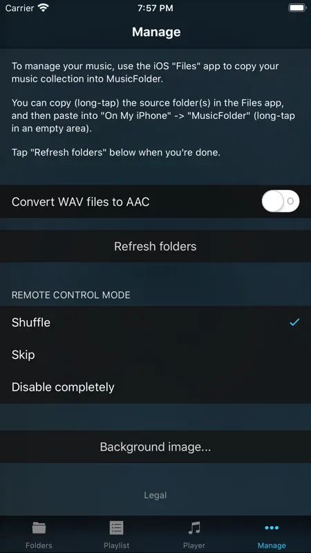 MusicFolder 2 screenshot 4 of 5