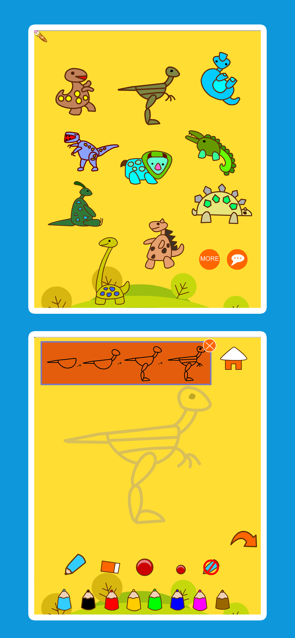 The dinosaur game