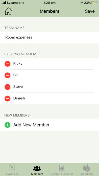 Expenses Split iPhone screenshot 6 - Finance app