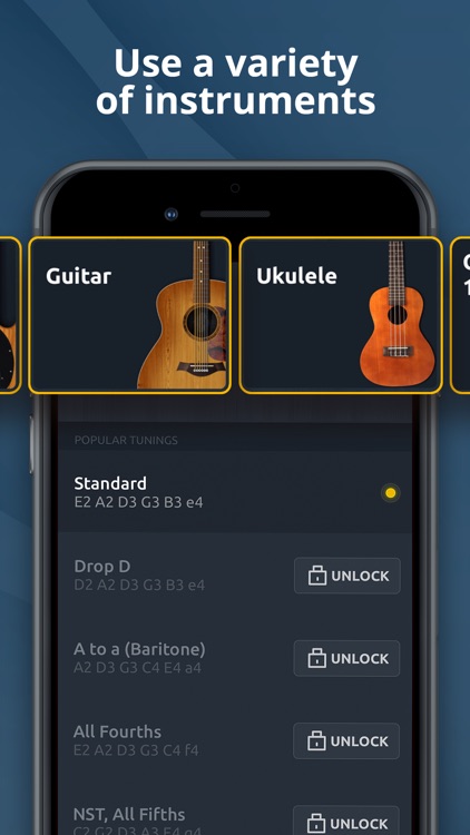 Guitar Tuner - Ukulele & Bass screenshot-4