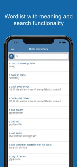 Game screenshot Hindi Dictionary & Translator apk