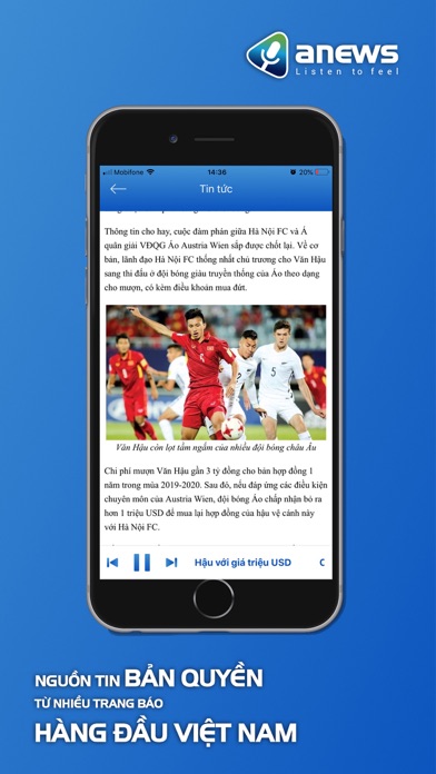 Screenshot #3 pour Anews - Ứng dụng báo nói