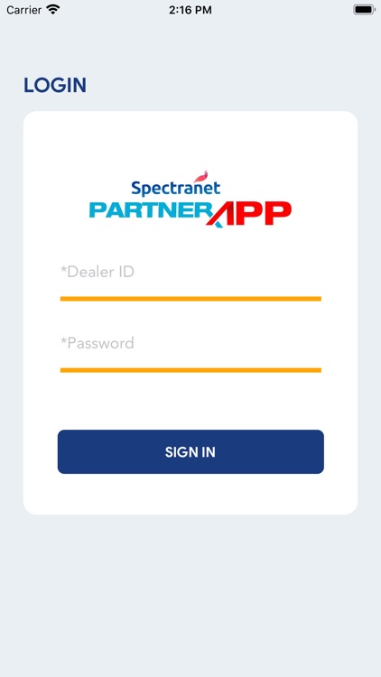 Spectranet Dealer App