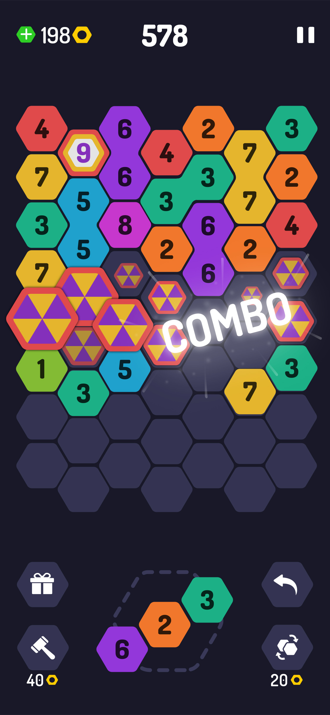 UP 9 - Hexa Puzzle! screenshot 4