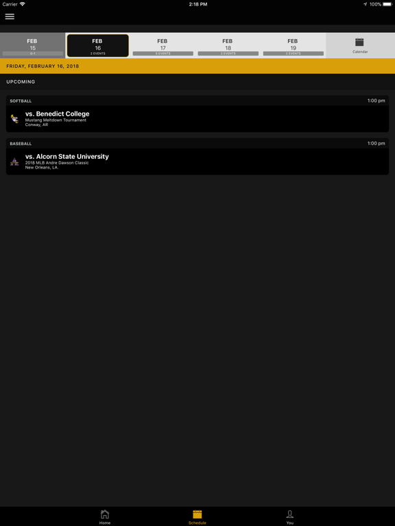 UAPB Golden Lions iPad screenshot 2 - Sports app