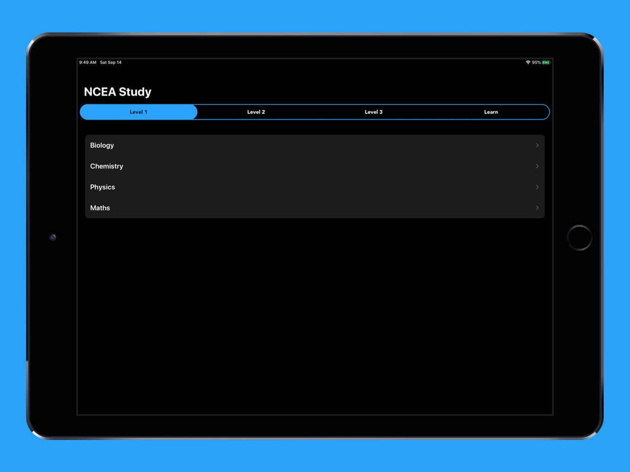 iPad screenshot