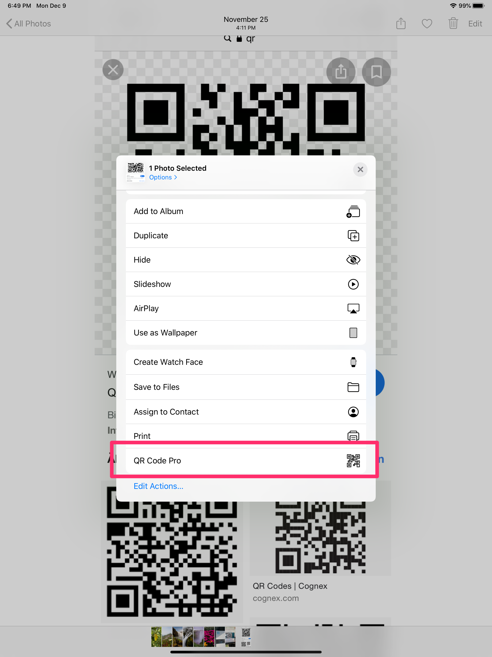 QR Code (Pro)