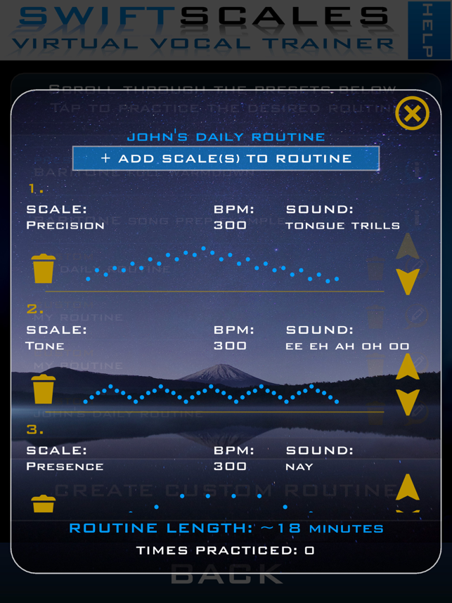 ‎SWIFTSCALES Vocal Trainer Capture d'écran