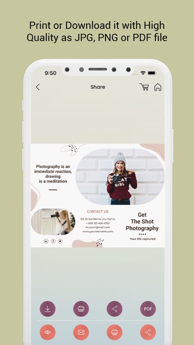 Brochure Maker - Infographic Screenshot