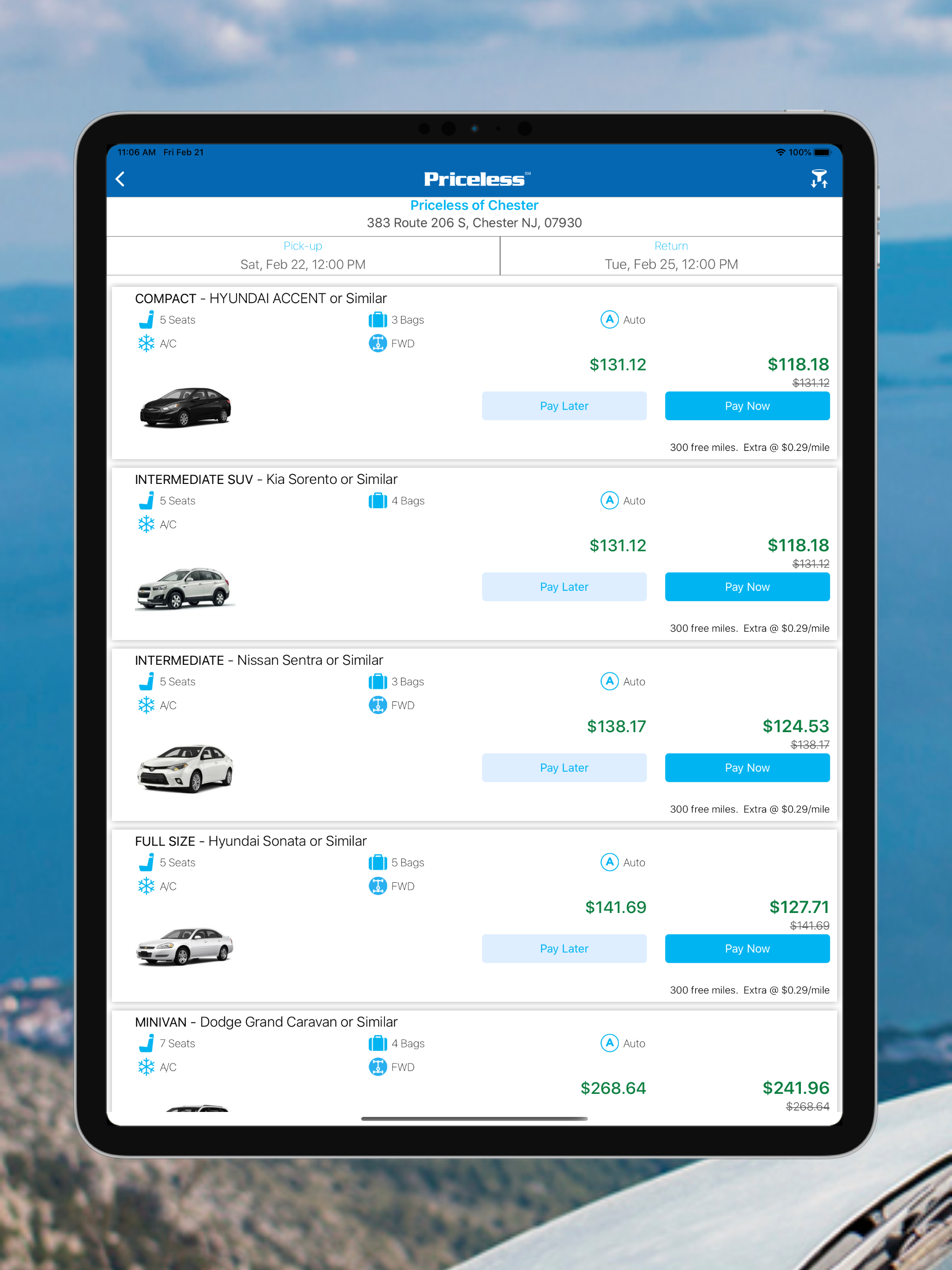 Priceless Car Rental