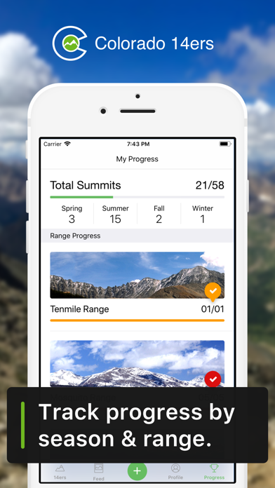Colorado 14ers Screenshot
