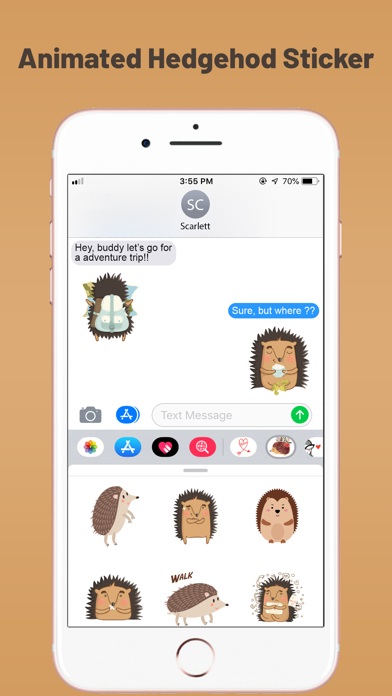 How to cancel & delete Animated HEDGEHOG Stickers Pack from iphone & ipad 1
