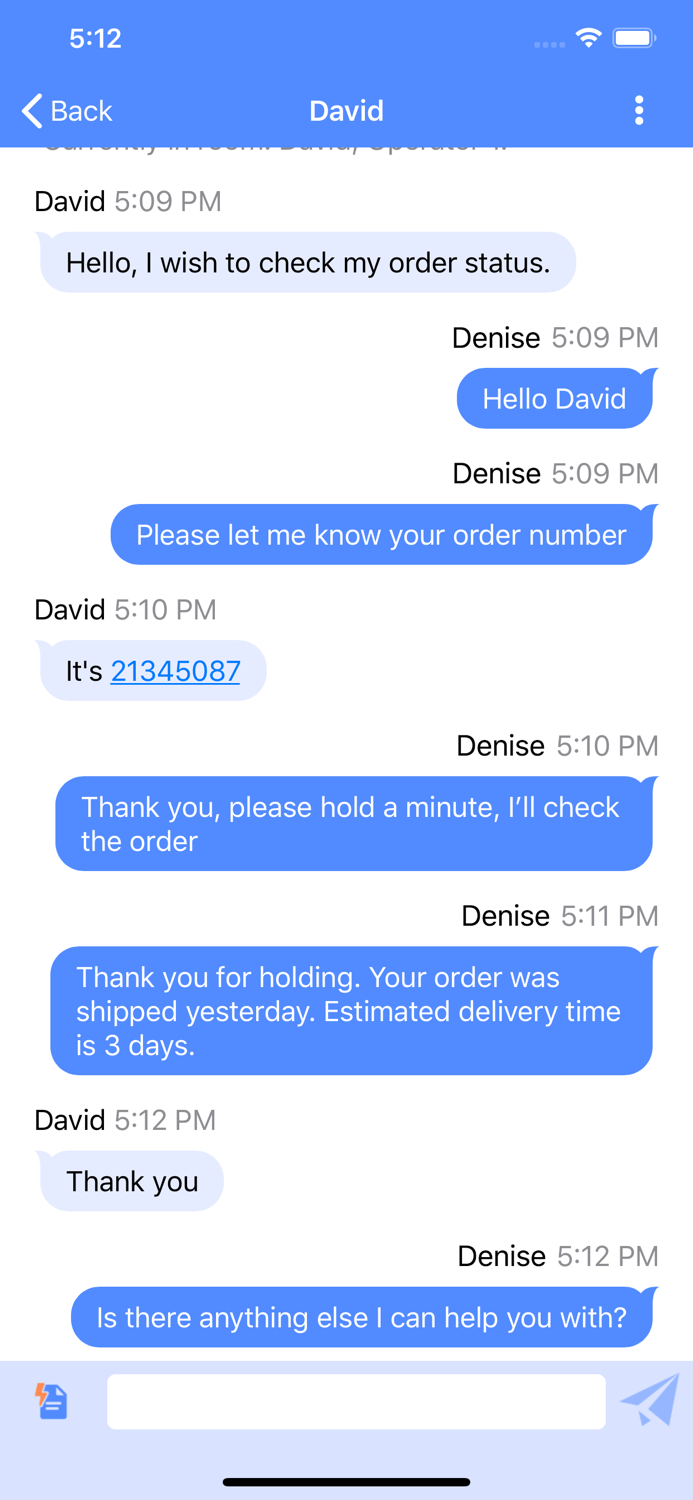 Provide Support Live Chat