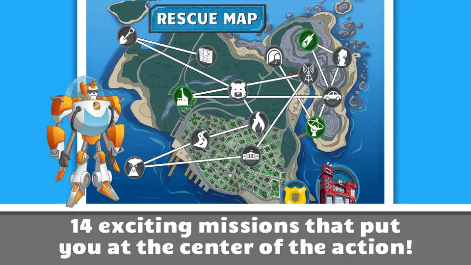Transformers Rescue Bots: iPhone Screenshot 2