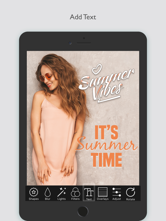 Photo Editor & Cropper iPad screenshot 5 - Photo & Video app