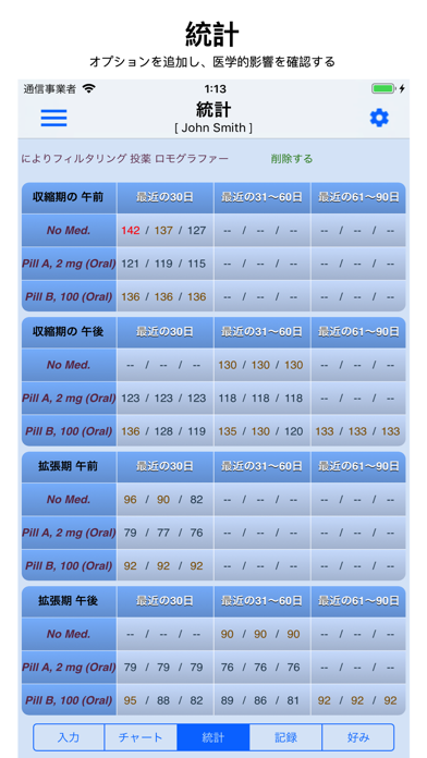 高度な血圧記録のおすすめ画像4