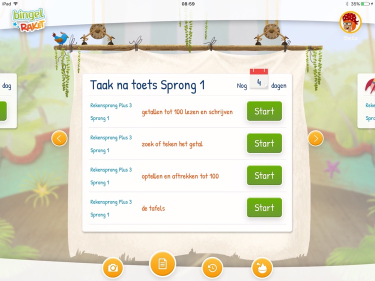 Bingel Raket leerling