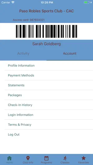 Paso Robles Sports Club - CAC screenshot 3