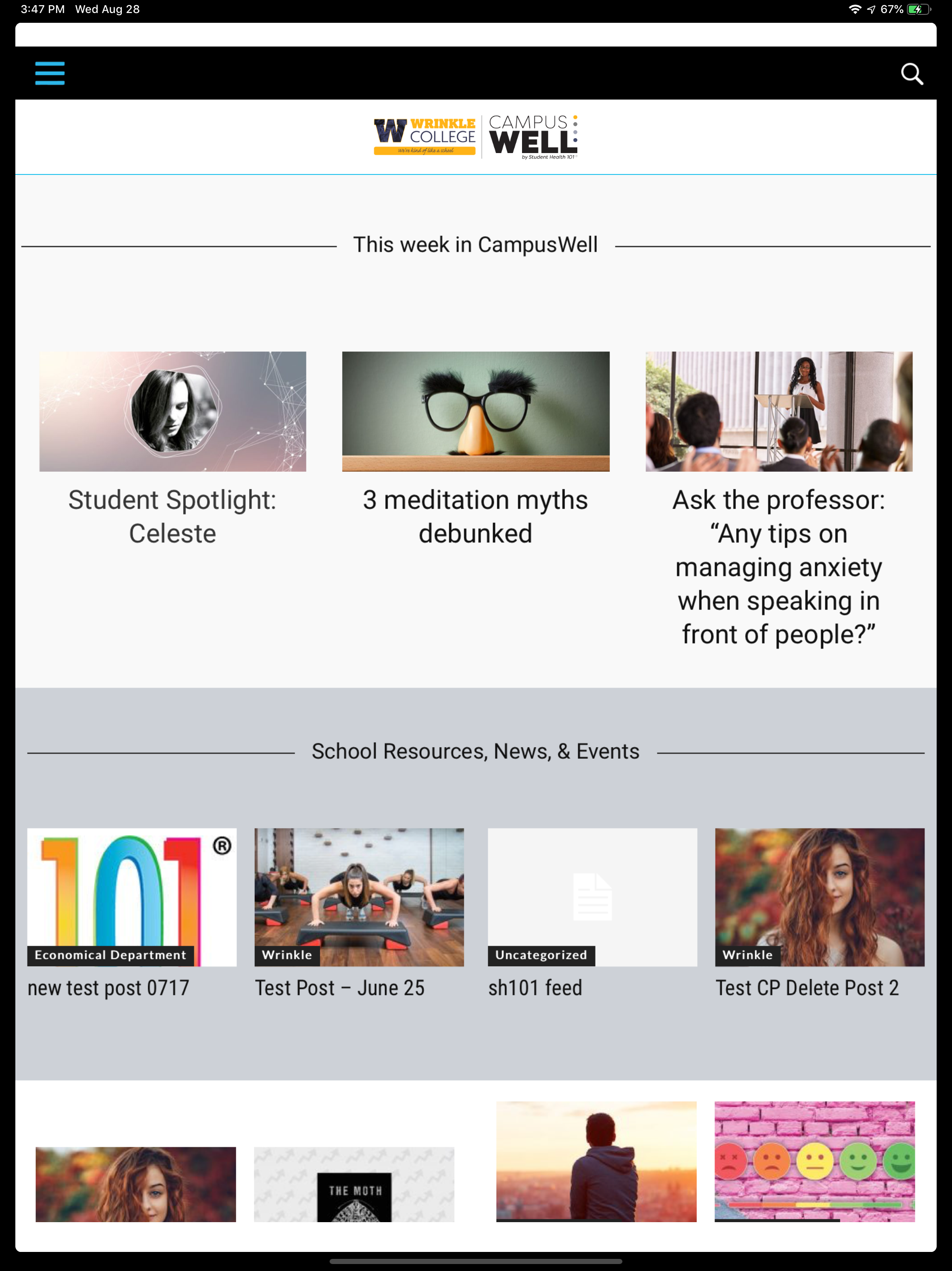 CampusWell screenshot 9