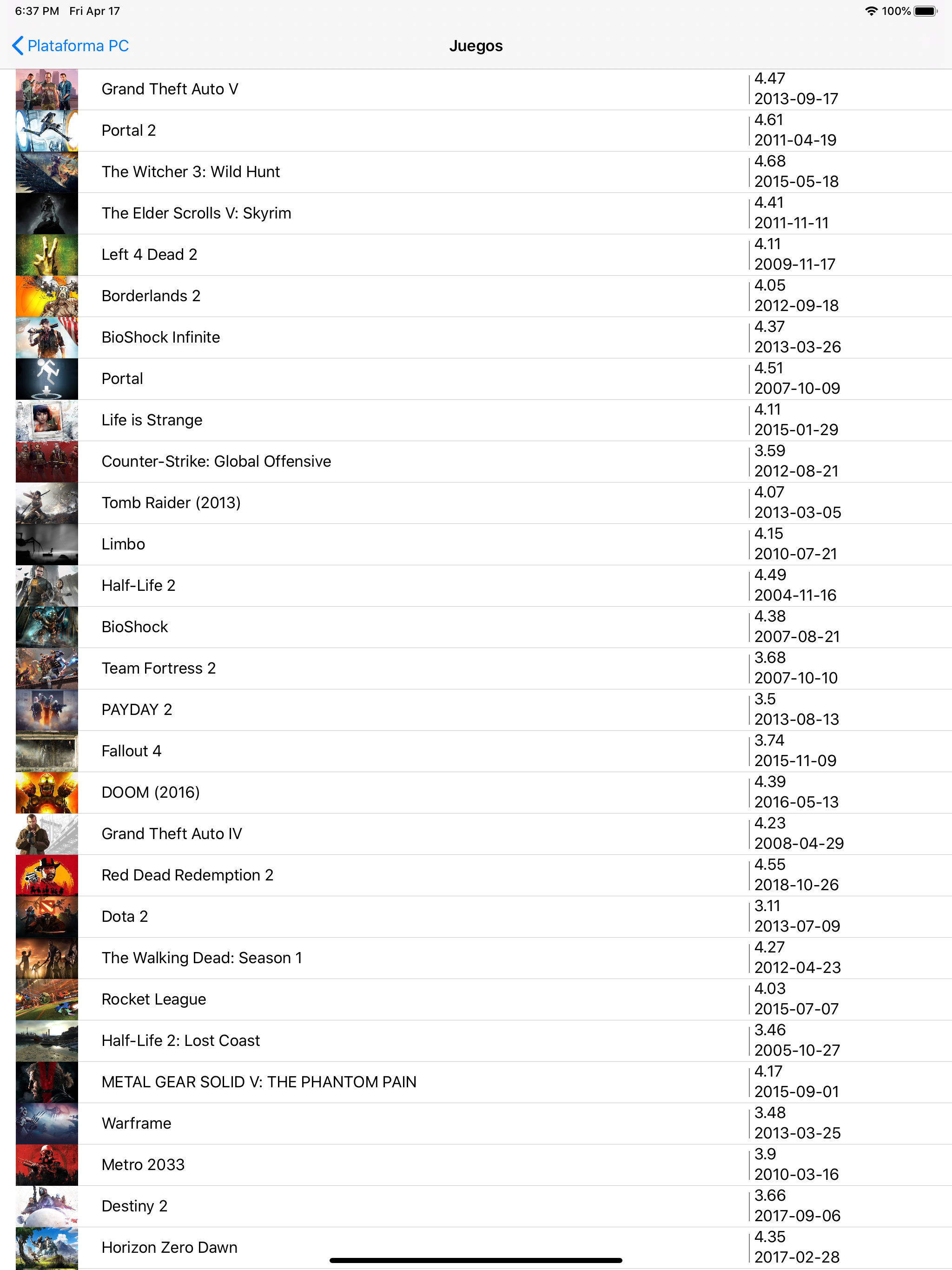 GamesViewer screenshot 8