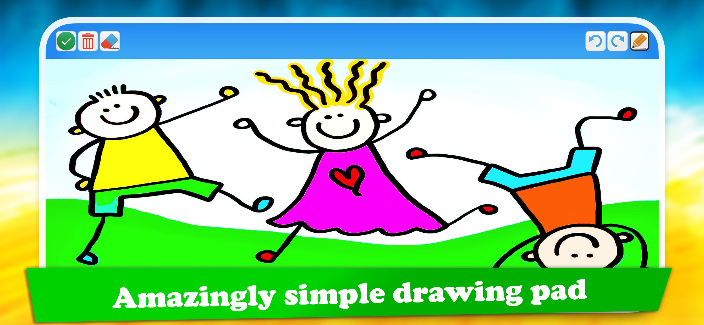 Whiteboard junior doodle pad
