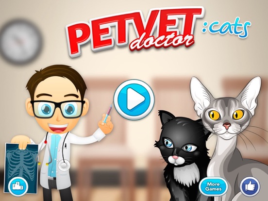 Doctor Games: Pet Vet Cat Care iPad app afbeelding 5