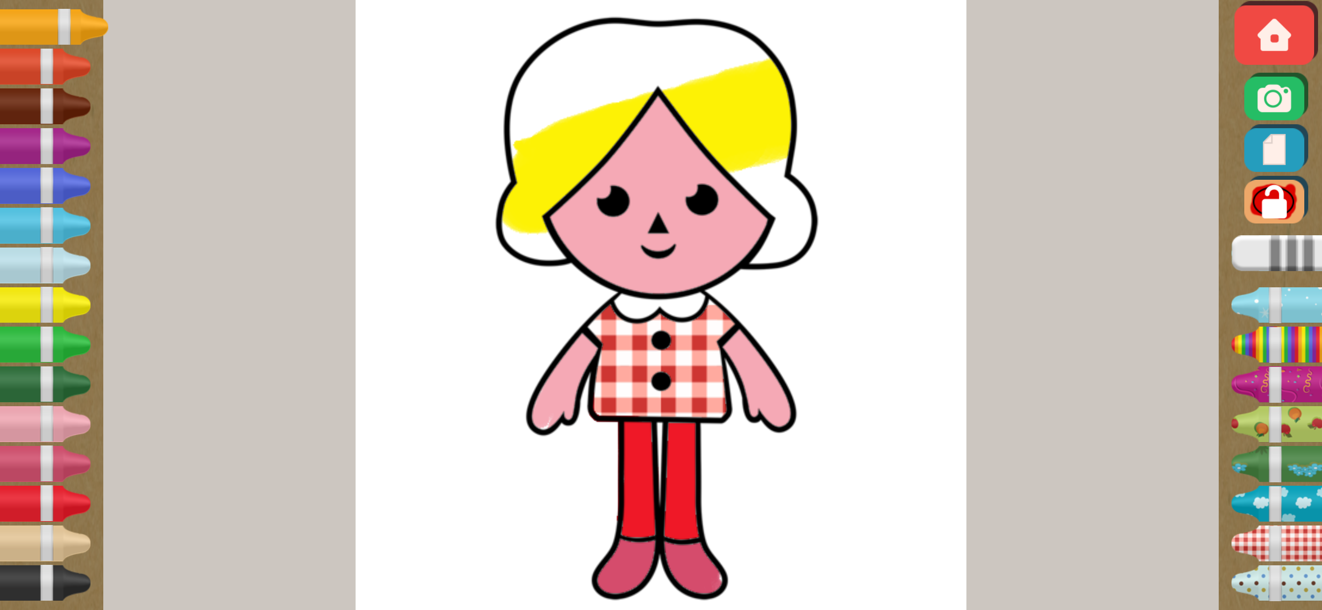 Finger Paint Colorbook Game