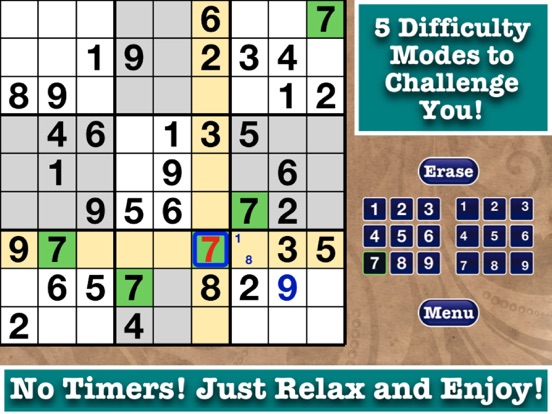Screenshot #5 pour Stress Free Sudoku Game Book!