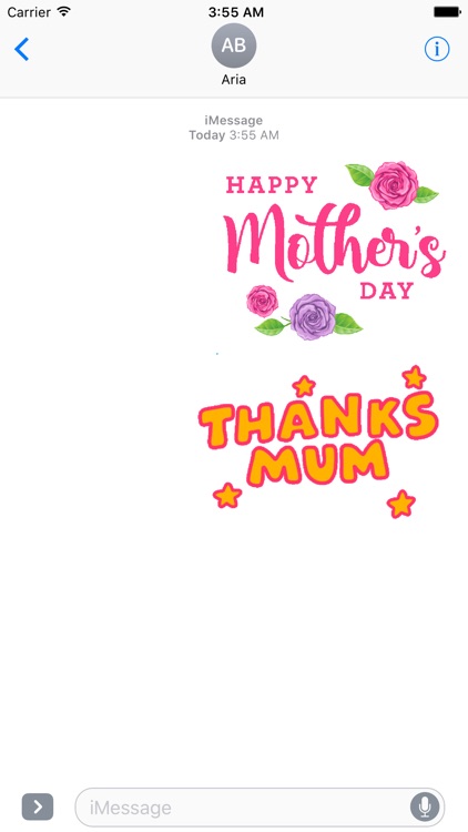 Mommy I Love You Sweet Sticker