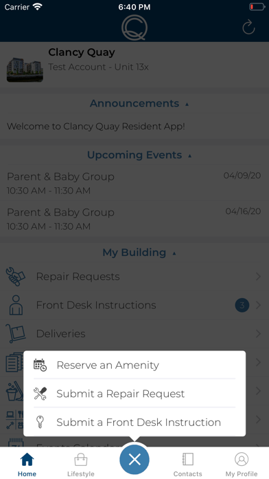 Screenshot #3 pour Clancy Quay Resident App