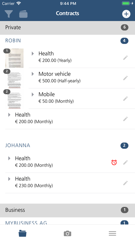 #1. Contract-Manager (iOS) 由: 2advance GmbH