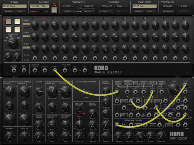 KORG iMS-20 スクリーンショット