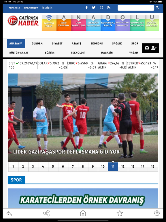 Screenshot #6 pour Gazipaşa Haber