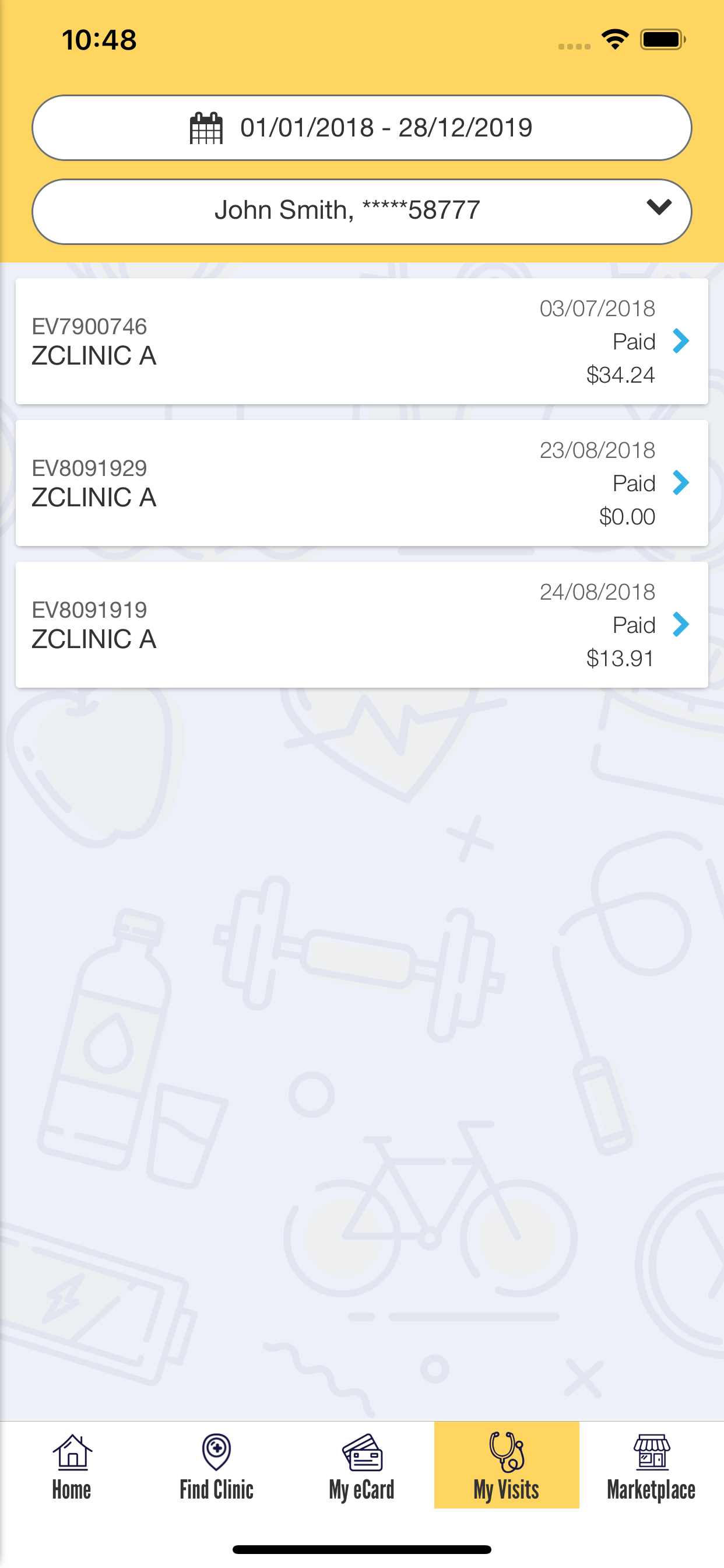 MyMHC screenshot 5