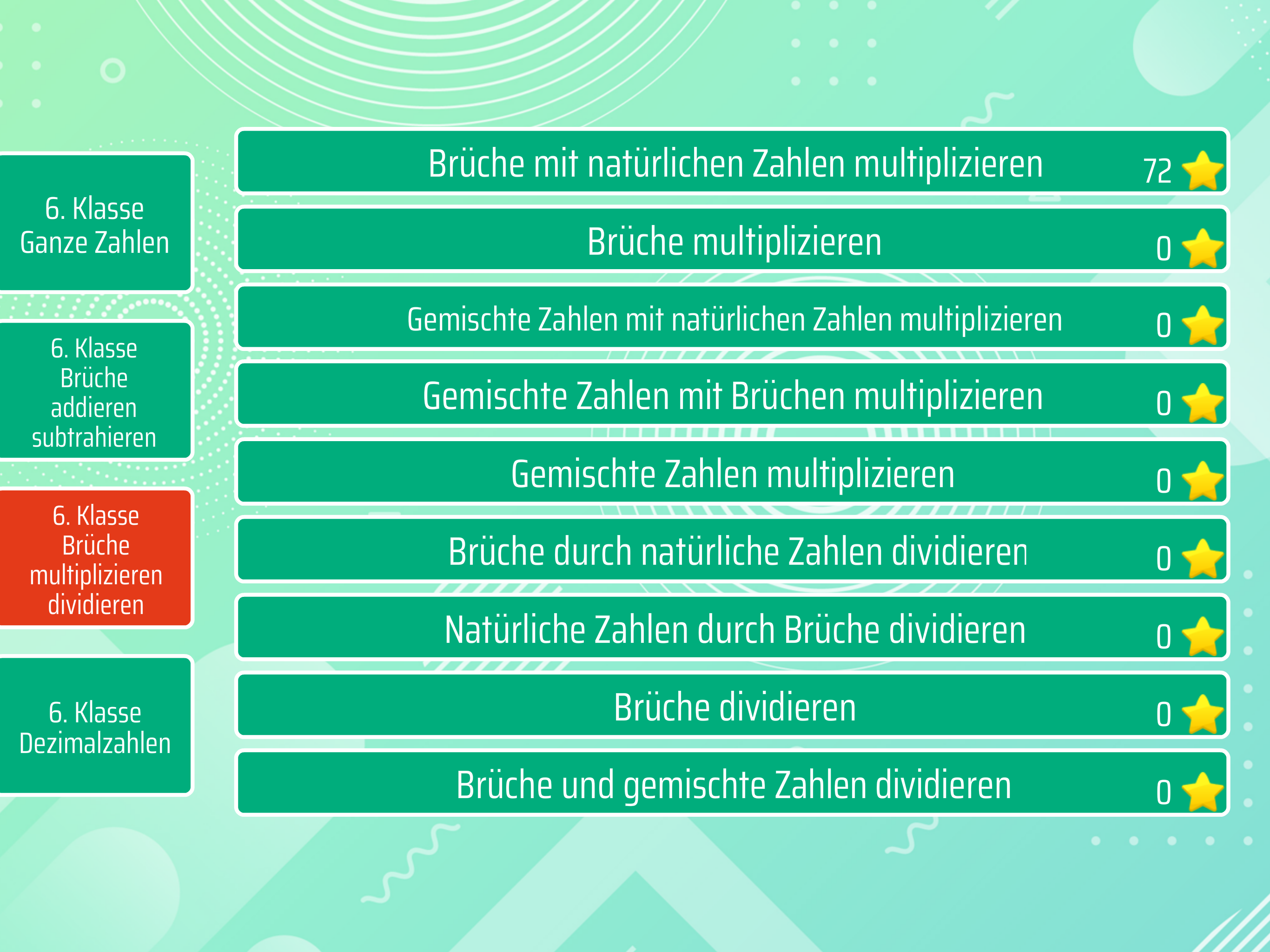 Mathe 6. Klasse screenshot 14